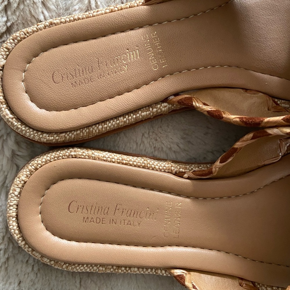 Italian Sandals 9.5 - Picture 2 of 3